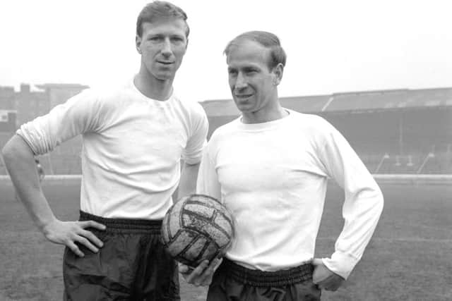Older brothers Bobby and Jack in their England days