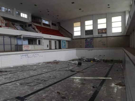 Chapeltown Baths has fallen into a state of disrepair since its closure and firefighters have issued a warning to youths breaking in and starting fires. Picture: Azzy Explores