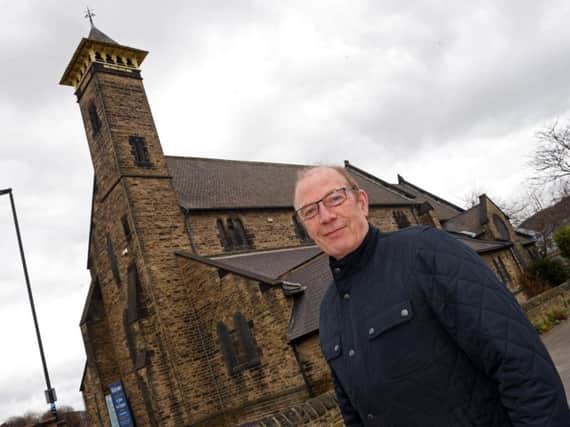 Reverend Nick Dawson outside the Parish Church of Saint John the Baptist in Owlerton, Sheffield, which is set for a 1.5m expansion