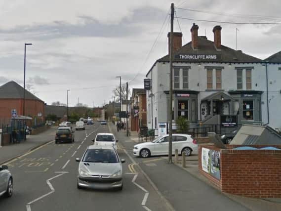Burncross Road, in Chapeltown, where a man was allegedly assaulted this afternoon (photo: Google)