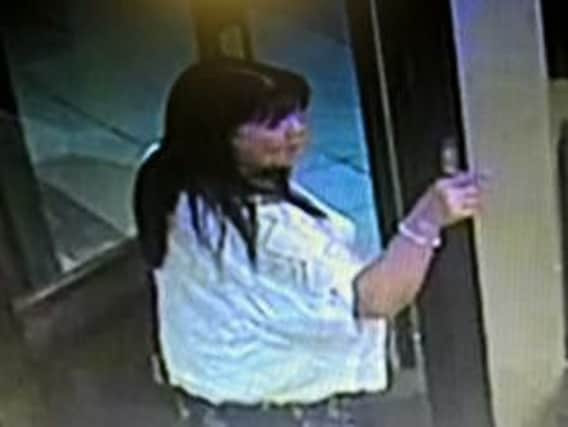 Police want to speak to this woman in connection with an alleged assault in Sheffield city centre