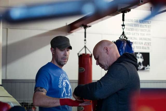 Paddy Considine training with Dominic Ingle. Picture: StudioCanal