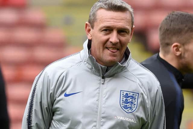 Manager Aidy Boothroyd yesterday