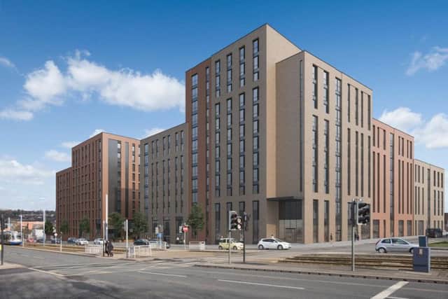 How the development will look from Netherthorpe Road. Picture: Mace