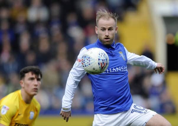 Barry Bannan back in Owls first team action.....Pic Steve Ellis