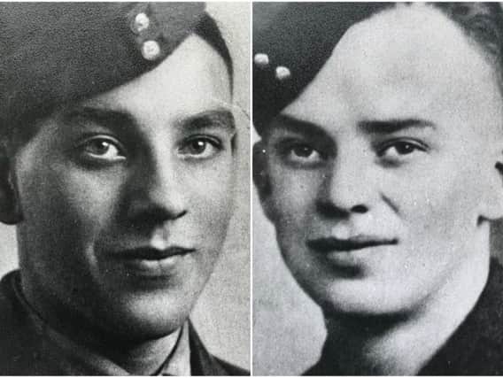 Brothers Ronald (left) and Gordon Booker were both killed in action during the Second World War
