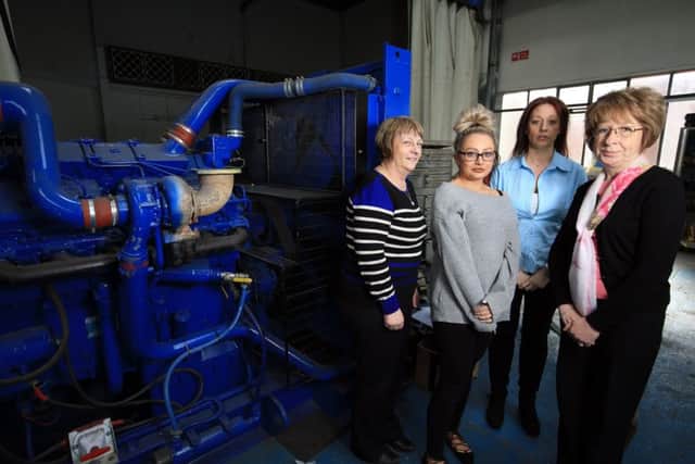 Made in Sheffield feature at Wardpower. Pictured are Denise Hardman, Lisa Turton, Karen Raffell and Tracy Bothamley. Picture: Chris Etchells