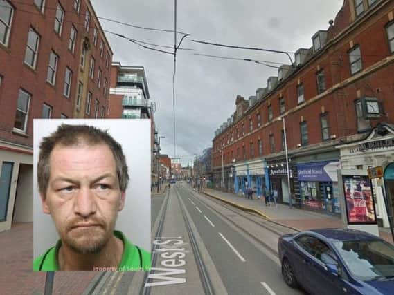 Rowley was arrested on West Street earlier today (photo: Google / SYP).