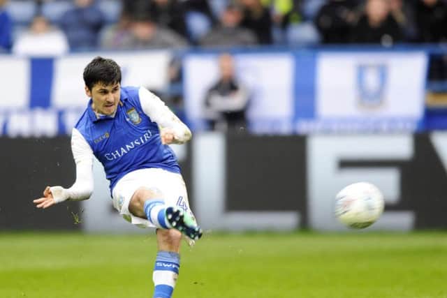 Fernando Forestieri curls in a terrific free kick on his return to action