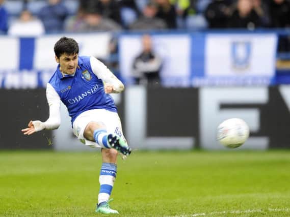 Fernando Forestieri curls in a terrific free kick on his return to action