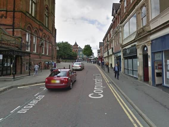 Corporation Street, Chesterfield (Image: Google).