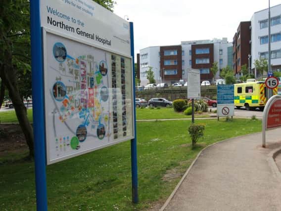 The Northern General Hospital, in Sheffield