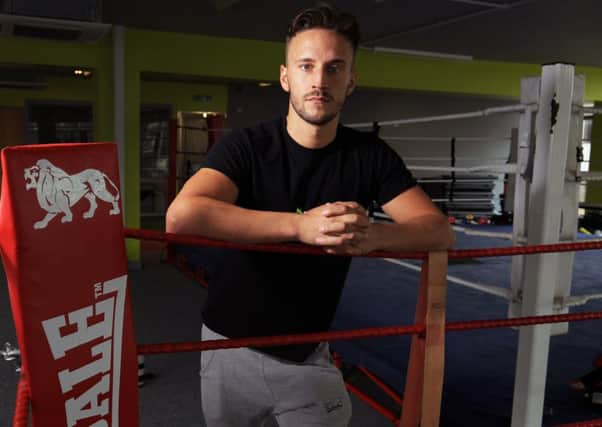 Boxer Sam O'maison pictured at 26RR Gym on Allen Street in Sheffield. Picture: Chris Etchells