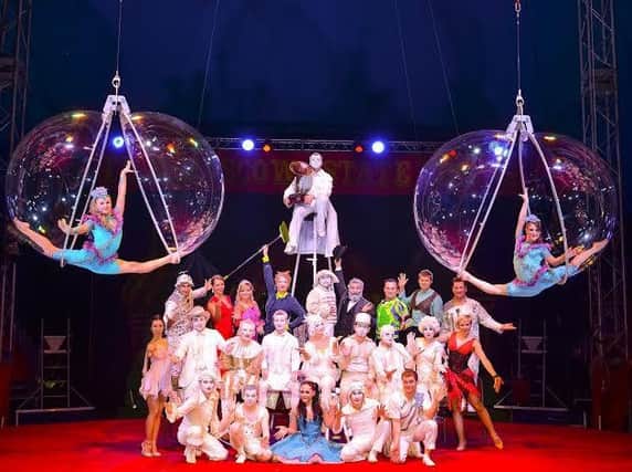 The Gostinitsa production has been designed specifically for the largest circus Big Top in the UK.