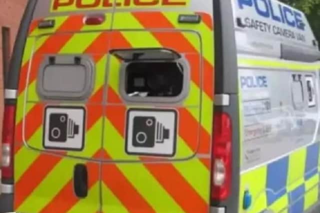 Mobile speed camera locations.