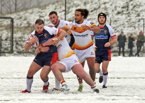 Sheffield Eagles v Batley Bulldogs. Sheffield's Oliver Davies, pictured. Picture: Marie Caley