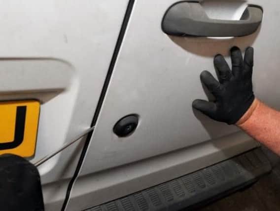 Thieves have been targeting vans for power tools