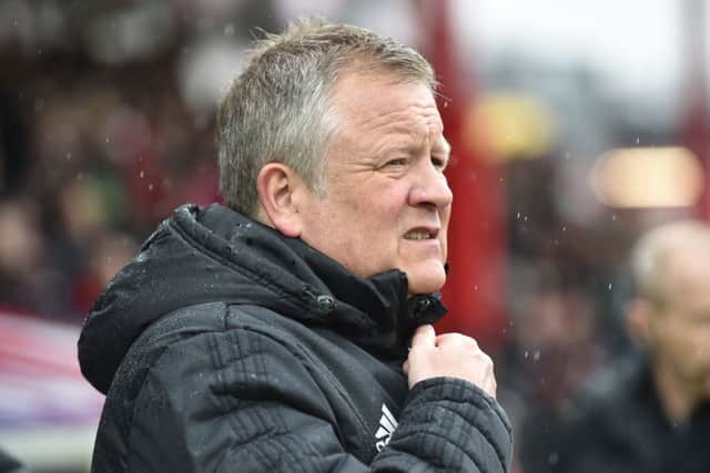 Chris Wilder is confident about his team's play-off credentials: Robin Parker/Sportimage