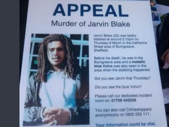 Posters have been handed out in Sheffield today in a new appeal for information on the murder of a young dad from the city