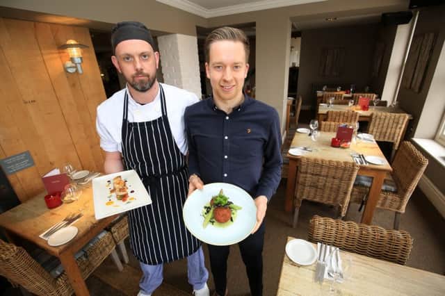 Food review at Prince of Wales on Ecclesall Road South. Head chef Graeme Bellamy and genreal manager Mat Hemsley. Picture: Chris Etchells