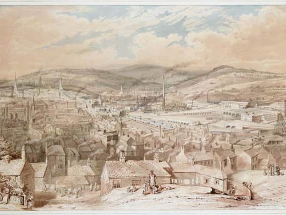 William Ibbitt, south east view of Sheffield, 1854. Reproduced with kind permission of Museums Sheffield.