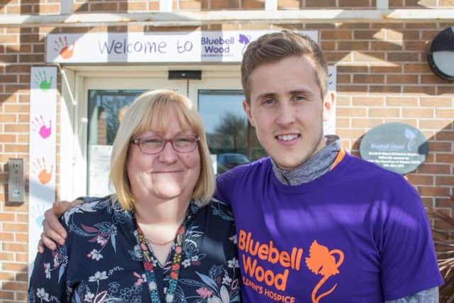Will with Bluebell Wood Community Fundraiser and his Millers pal, Gail Parkin