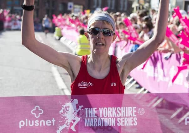 Sarah Lowery won the women's title at the Yorkshire Half Marathon last year