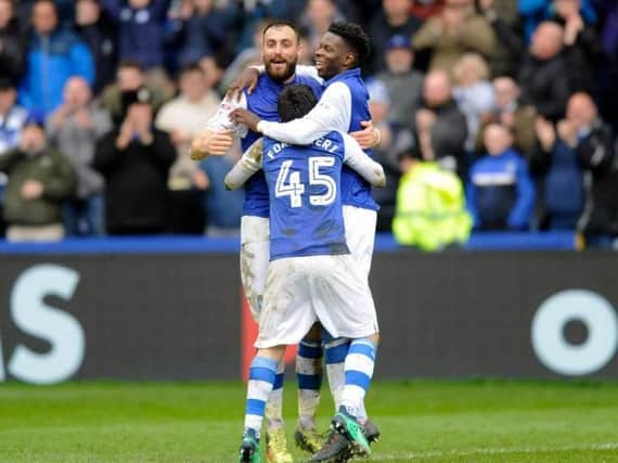 Atdhe Nuhiu, Lucas Joao and Fernando Forestieri all scored when Wednesday beat Preston in their last home game
