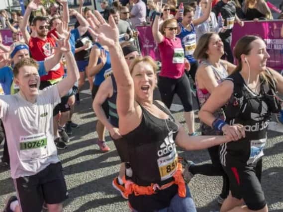 Runners hit the pavement during last year's Sheffield Half Marathon
