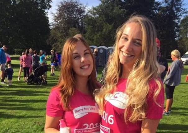Lauren Thirlwall, aged 27, and Heather Grayson, aged 28, are taking on ten half marathons in memory of Laurens one of a kind sister Gemma.