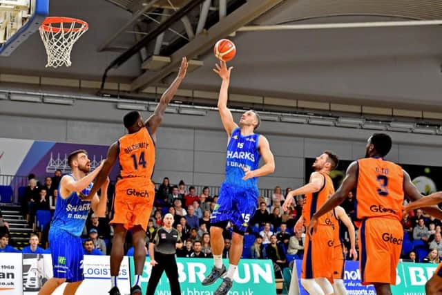Sheffield Sharks in action. Picture: Andy Chubb.