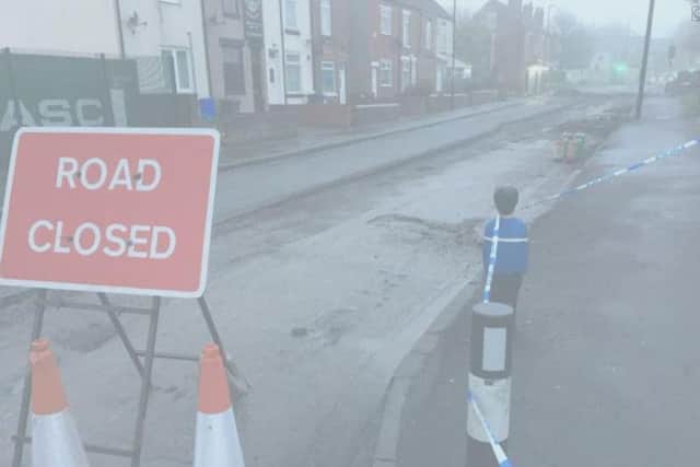 Homes have been evacuated following a gas leak in Shiregreen this morning (Pic: BBC Radio Sheffield)