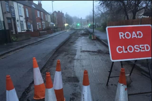 Emergency services are dealing with a gas leak in Sheffield this morning (Pic: BBC Radio Sheffield)