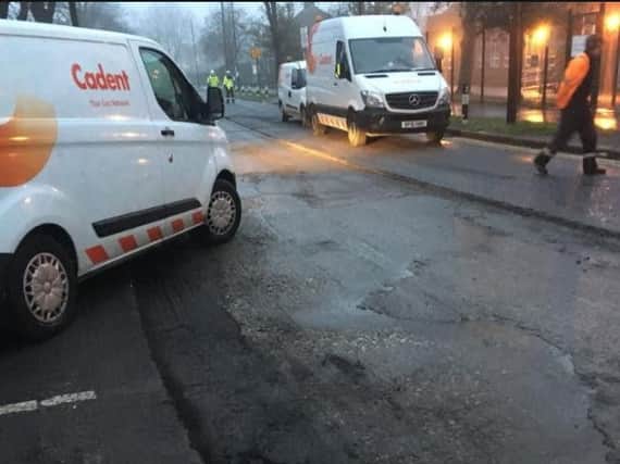 Engineers are carrying out emergency repairs following a gas leak in Sheffield (Pic: BBC Radio Sheffield)