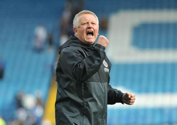 Chris Wilder is pumped-up for Saturday's game against Millwall
