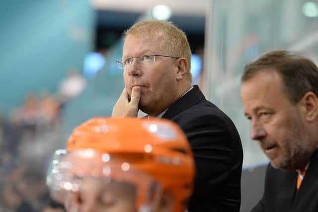 Sheffield Steelers coaching duo Jerry Andersson (left) and Pahul Thompson
