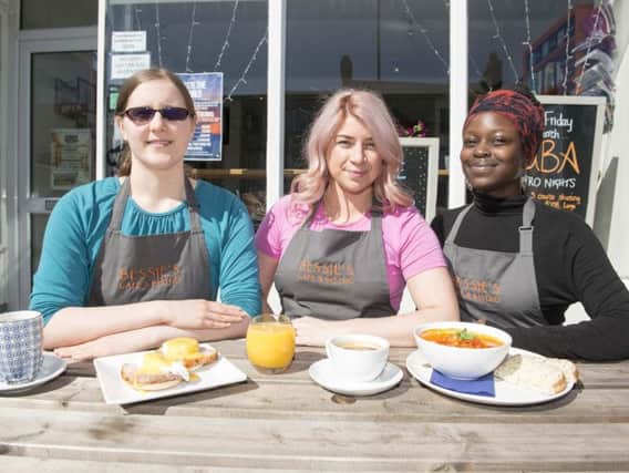 Laura Welch - Chef, Bessie Antcliffe - Owner, Patricia Bugembe - Front of House/Resident Artist