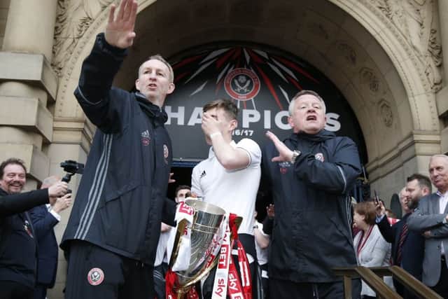 Chris Wilder and Alan Knill have been a huge success at Bramall Lane: Simon Bellis/Sportimage