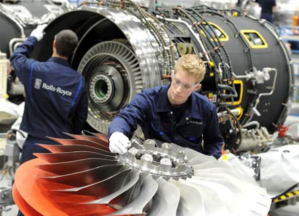 Rolls Royce employs around 50,000 people