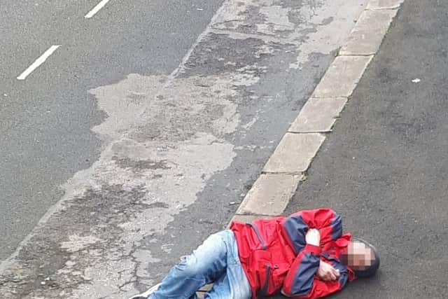 Montague Street resident Ray Fowell believes the council should be looking at the growing anti-social behaviour problem after finding numerous people lying on the streets