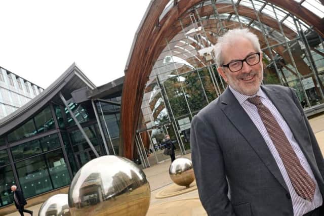 Lord Bob Kerslake in Millennium Square outside the Winter Garden. Picture by Marie Caley