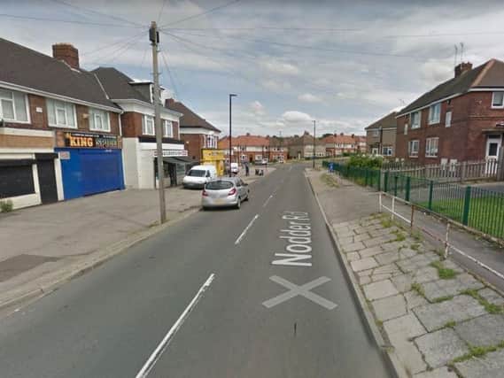 A man was shot in his leg in Nodder Road on Saturday morning