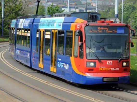 There will be no trams between Meadowhall and the city this weekend.