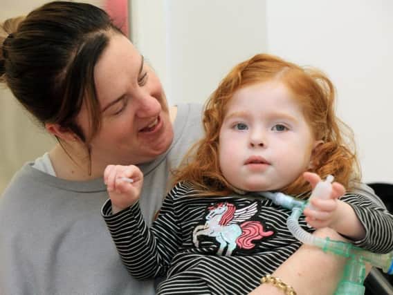 Eve underwent a five hour operation and has been described by mum Rebecca as "a little ray of hope."