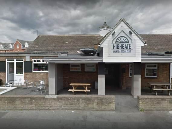 The attack took place at Highgate Working Mens' Club in Goldthorpe, Rotherham