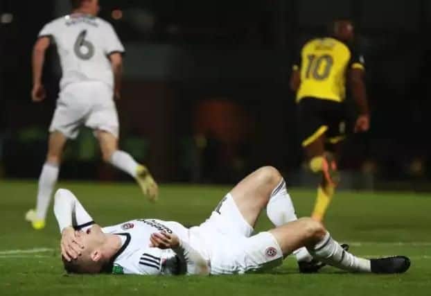 Coutts was injured at Burton Albion back in November