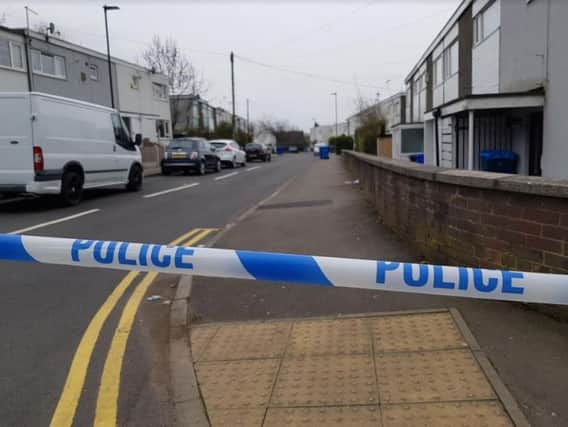 A man stabbed in Sheffield yesterday was critical but stable last night