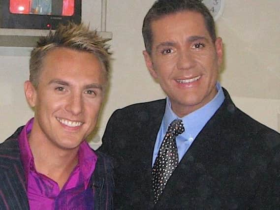 James McCourt with Dale Winton