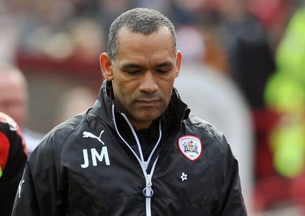 Jose Morais's side are deep in trouble after losing at the City Ground. Picture Tony Johnson.