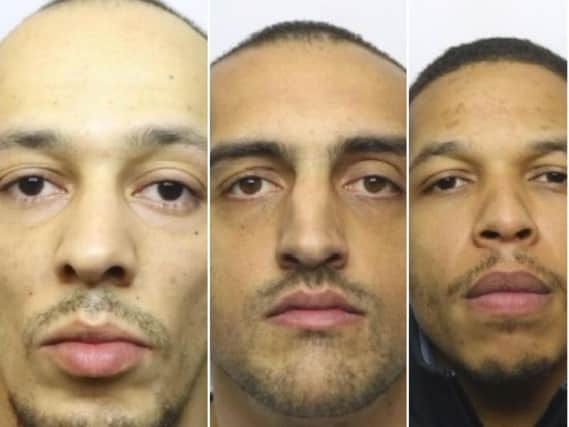 Three men are to be sentenced this week for murder
(L-R: Cohen, Gordon and Bryan)